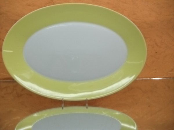 Platte oval von Arzberg Tric gelb